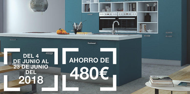 ¿Quieres ahorrarte 480 euros en tu cocina Antalia más electrodomésticos?