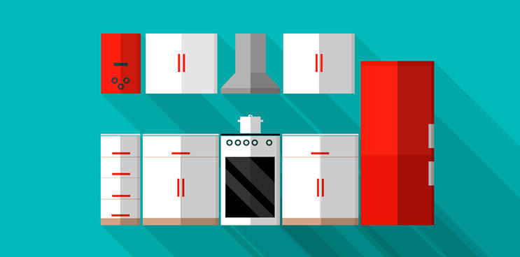 Cómo aprovechar el espacio en una cocina pequeña: ¡Tetris!