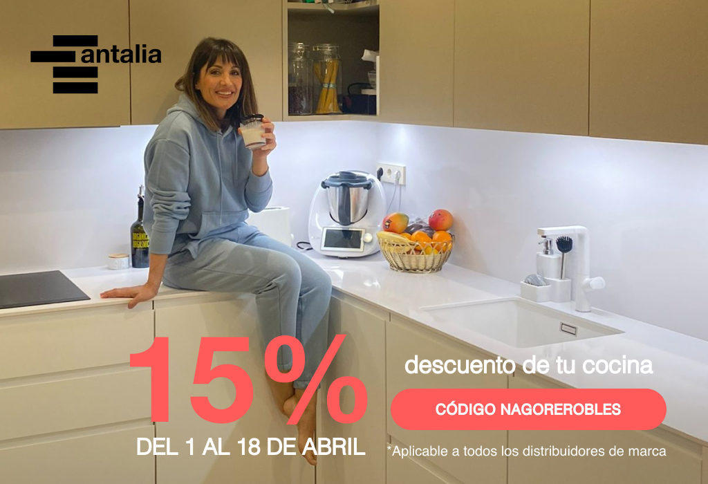 ¡Consigue un 15% de descuento en tu cocina Antalia con Nagore Robles!